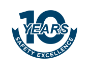 10 Years Safety Excellence Award - Awarded in 2024 - Aramark Engineering Solutions