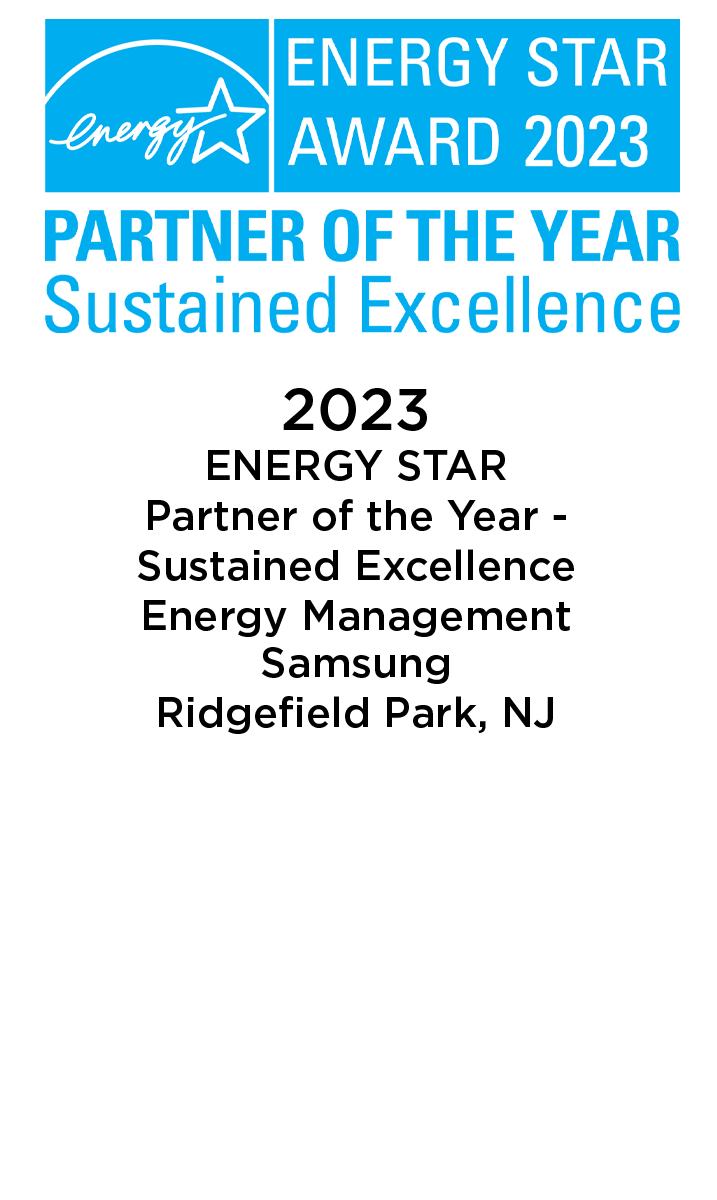 2023 ENERGY STAR - Partner of the Year Sustained Excellence - Energy Management - Samsung